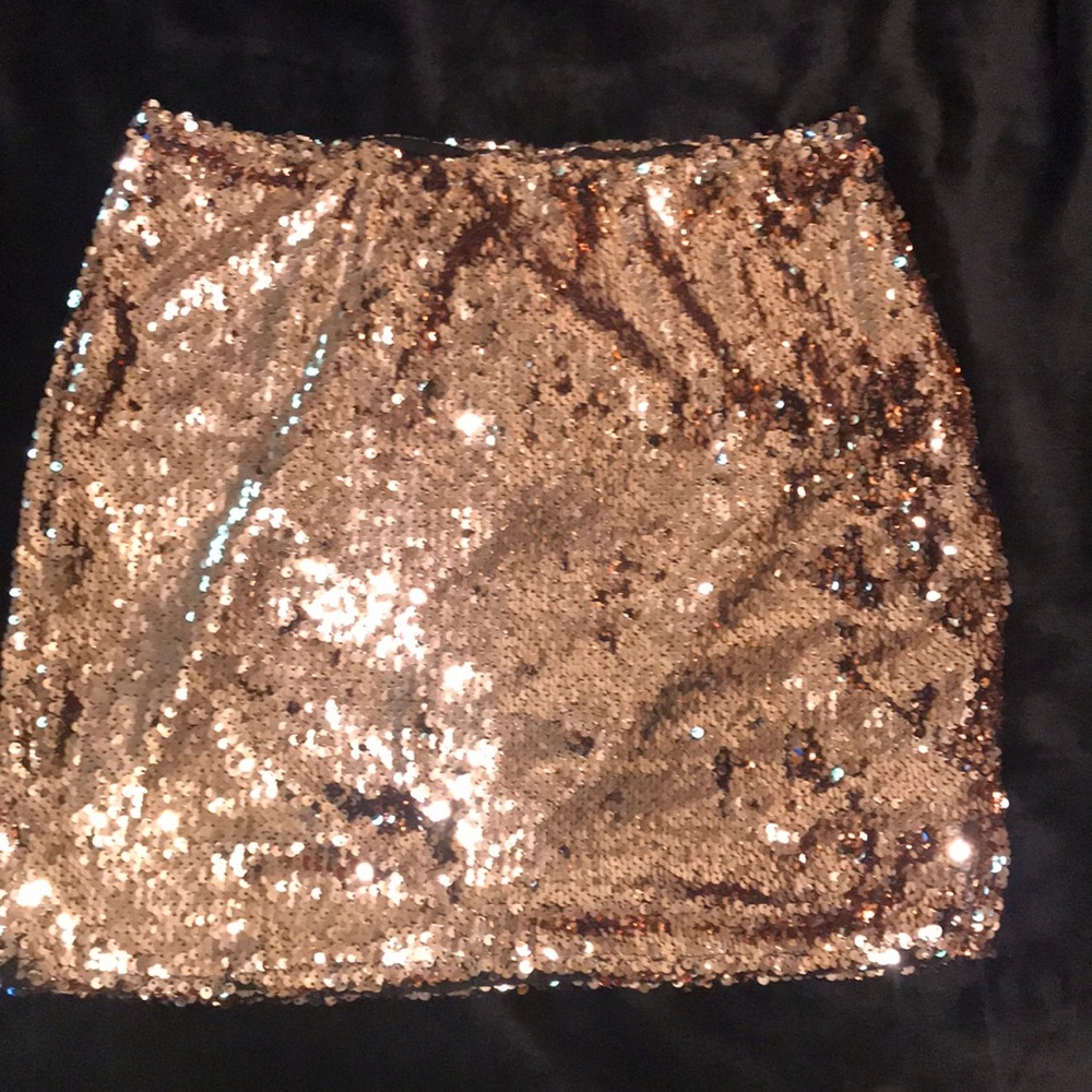 Sequin Mini Skirt